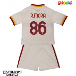 AS Roma Rodrigo Mora #86 Dětské Venkovní dres komplet 2026-27 Krátký Rukáv (+ trenýrky)